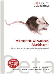 Abrothrix Olivaceus Markhami,6135360116,9786135360110
