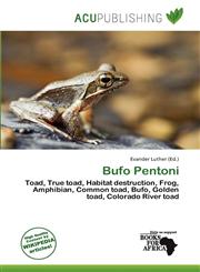 Bufo Pentoni,613976498X,9786139764983