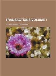 Transactions Volume 1,1154102742,9781154102741