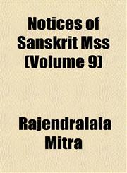 Notices of Sanskrit Mss (Volume 9),1152027212,9781152027213