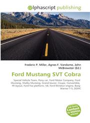 Ford Mustang SVT Cobra,6130720726,9786130720728
