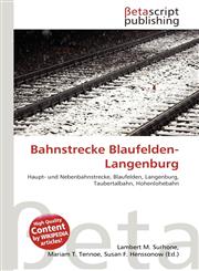 Bahnstrecke Blaufelden-Langenburg,6134822388,9786134822381