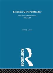 Estonian General Reader 2nd Edition,0700708340,9780700708345