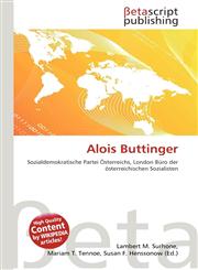 Alois Buttinger,6135202936,9786135202939