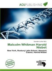 Malcolm Whitman Harold Nisbet,6201495045,9786201495043