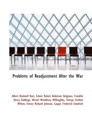 Problems of Readjustment After the War,1103614746,9781103614745