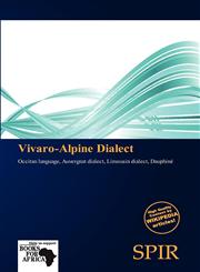 Vivaro-Alpine Dialect,613921114X,9786139211142