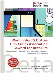 Washington D.C. Area Film Critics Association Award for Best Film,6134802573,9786134802574