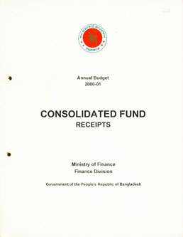 Consolidated Fund Receipts : Annual Budget - 2000-01