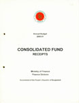 Consolidated Fund Receipts : Annual Budget - 2000-01