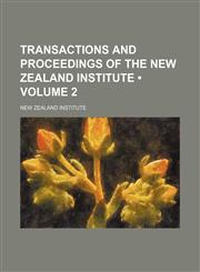 Transactions and Proceedings of the New Zealand Institute (Volume 2),115407286X,9781154072860