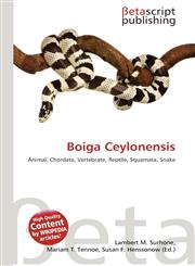 Boiga Ceylonensis,6135221396,9786135221398