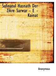 Safinatul Hasnath Der Zikre Sarwar - E - Kainat,1117518167,9781117518169