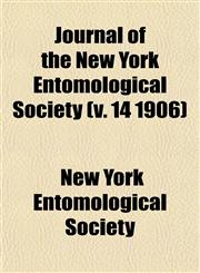 Journal of the New York Entomological Society (v. 14 1906),1152990381,9781152990388