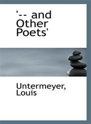 '-- and Other Poets',1110316895,9781110316892