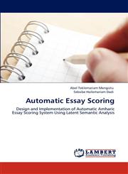 Automatic Essay Scoring,3848414651,9783848414659