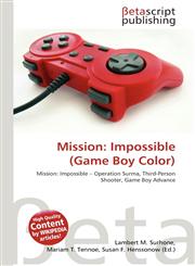 Mission Impossible (Game Boy Color),613447312X,9786134473125