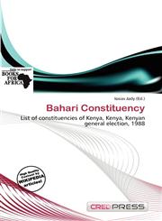 Bahari Constituency,6201742662,9786201742666