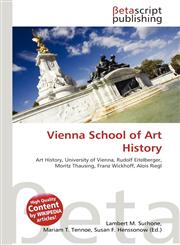 Vienna School of Art History,6132206450,9786132206459