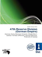 47th Reserve Division (German Empire),6200508291,9786200508294