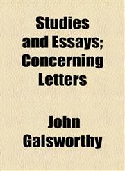 Studies and Essays; Concerning Letters,1153689626,9781153689625