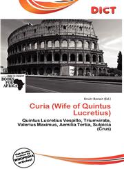 Curia (Wife of Quintus Lucretius),6138432045,9786138432043