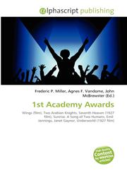 1st Academy Awards,6134255416,9786134255417