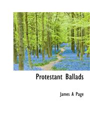 Protestant Ballads,1116008378,9781116008371