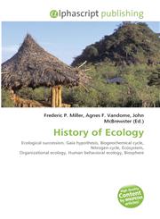 History of Ecology,6130002920,9786130002923