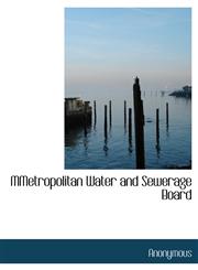 MMetropolitan Water and Sewerage Board,1140092464,9781140092469