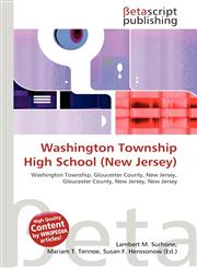 Washington Township High School (New Jersey),6134458643,9786134458641