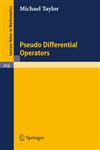 Pseudo Differential Operators,3540069615,9783540069614