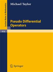 Pseudo Differential Operators,3540069615,9783540069614