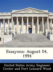 Essayons August 04, 1994,128851932X,9781288519323
