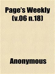 Page's Weekly (V.06 N.18),1152578529,9781152578524