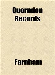 Quorndon Records,1152221396,9781152221390