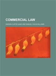 Commercial Law,1458821595,9781458821591