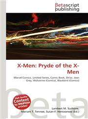 X-Men Pryde of the X-Men,6130546971,9786130546977