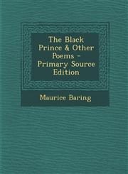 Black Prince & Other Poems,1289401853,9781289401856