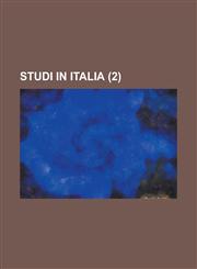 Studi in Italia (2),1234624346,9781234624347