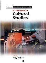 A Companion to Cultural Studies,0631217886,9780631217886