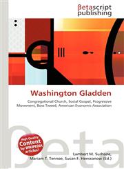Washington Gladden,6134812528,9786134812528