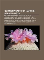Commonwealth of Nations-related lists British monarchy-related lists, Lists of Commonwealth air force units,1157479952,9781157479956