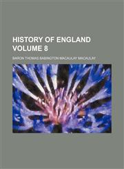 History of England Volume 8,1232318108,9781232318101