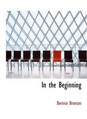 In the Beginning,1140341731,9781140341734