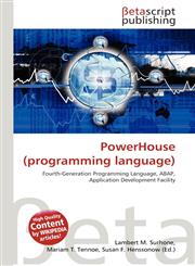 PowerHouse (programming language),6133193816,9786133193819