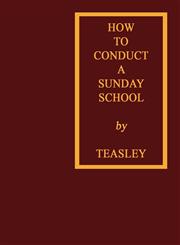 How to Conduct a Sunday School,1604160659,9781604160659
