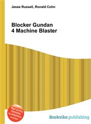 Blocker Gundan 4 Machine Blaster,5512656430,9785512656433