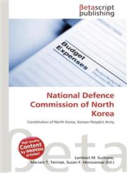 National Defence Commission of North Korea,6136142325,9786136142326