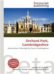 Orchard Park, Cambridgeshire,613604885X,9786136048857